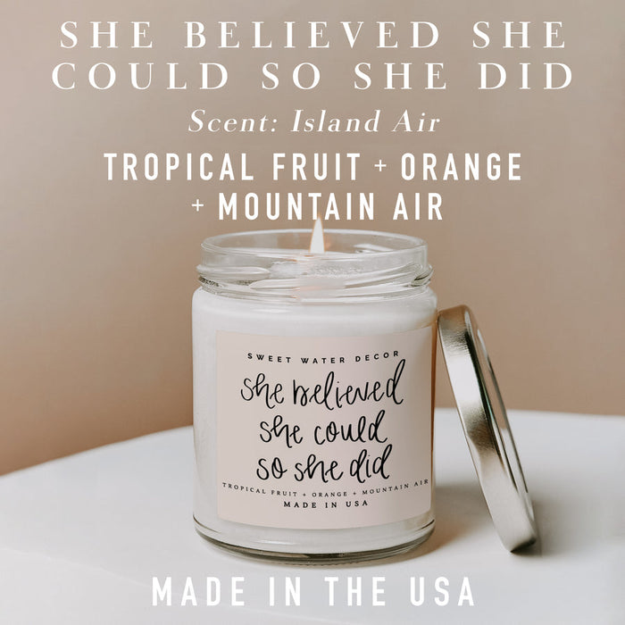 Sweet Water Candles- She Believed She Could