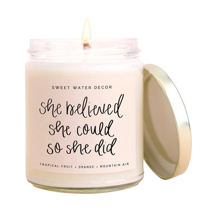 Sweet Water Candles- She Believed She Could