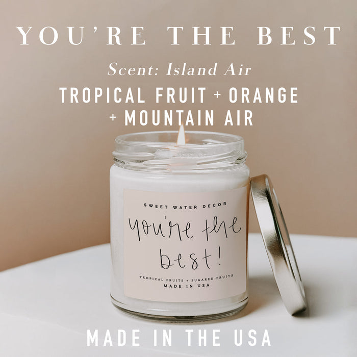 Sweet Water Candles- You're the Best!
