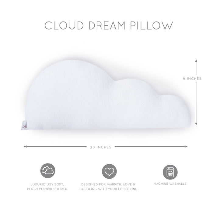 White Dream Cloud Pillow