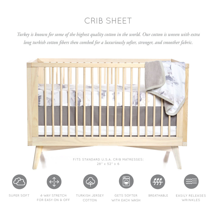 Misty Mountain Crib Sheet