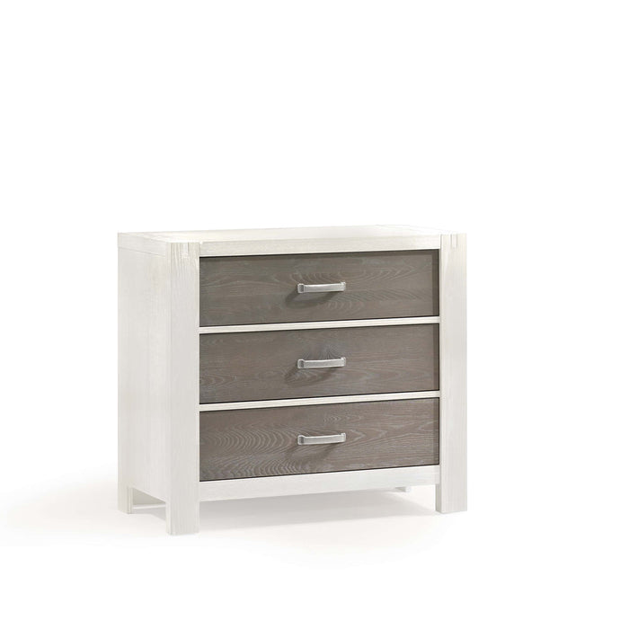 Natart Rustico Moderno 3 Drawer Dresser- White/ Owl