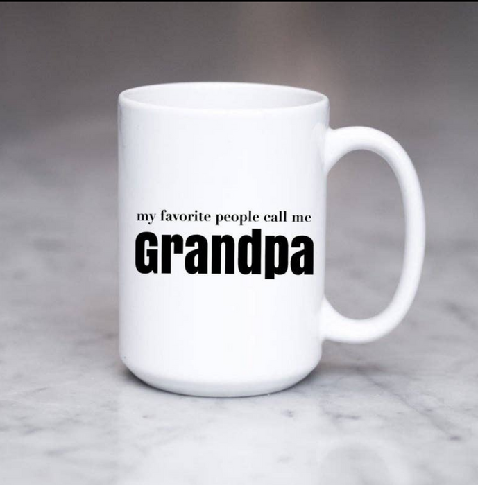 My Favorite People- Grandpa 15oz Mug