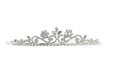 Silver rhinestone princess tiara first holy communion or birthday
