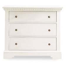 Natart Ithaca 3 Drawer Dresser- White