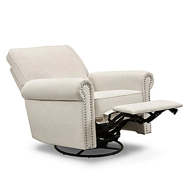 Namesake Linden Electronic Recliner and Swivel Glider in Eco-Performance Fabric with USB port | Water Repellent & Stain Resistant