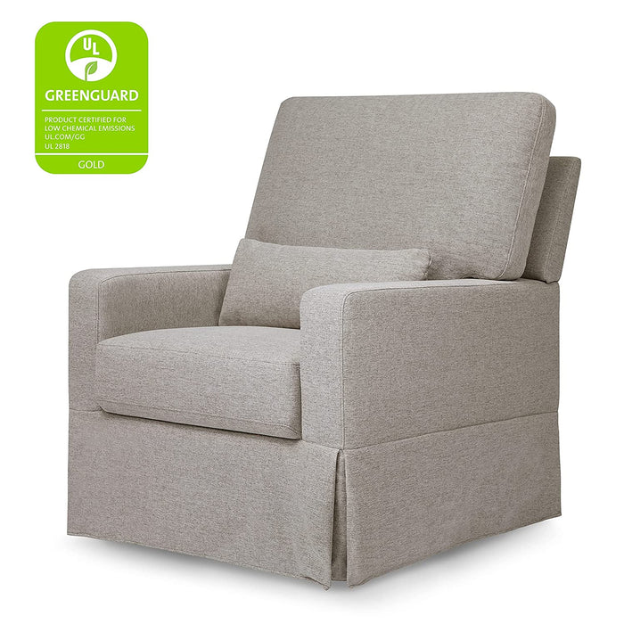 Namesake Crawford Pillowback Comfort Swivel Glider in Eco-Performance Fabric | Water Repellent & Stain Resistant