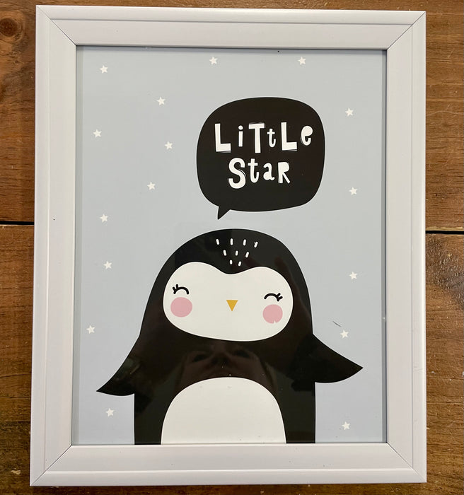 Pig & Bear’s Emporium: Little Penguin Star Wall Art