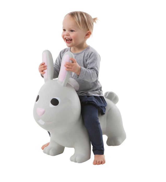 Bouncy Inflatable Animal Jump-Along- Bunny