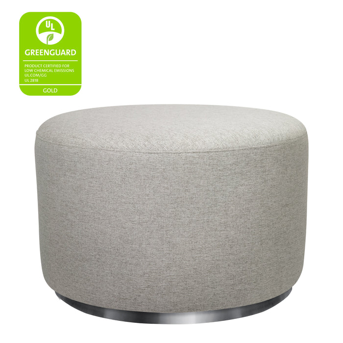 Babyletto Tuba Gliding Ottoman in Eco-Performance Fabric | Water Repellent & Stain Resistant