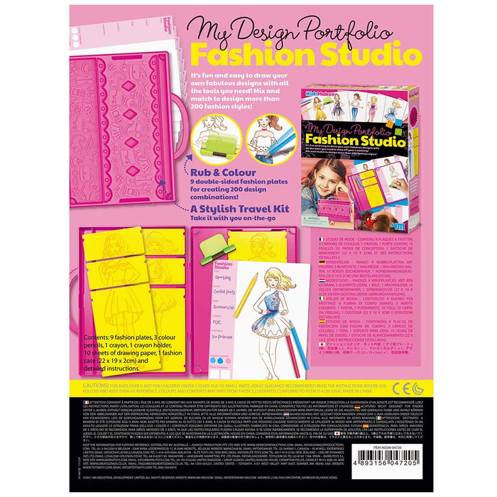 4M KidsMaker My Design Portfolio Fashion Studio Kit