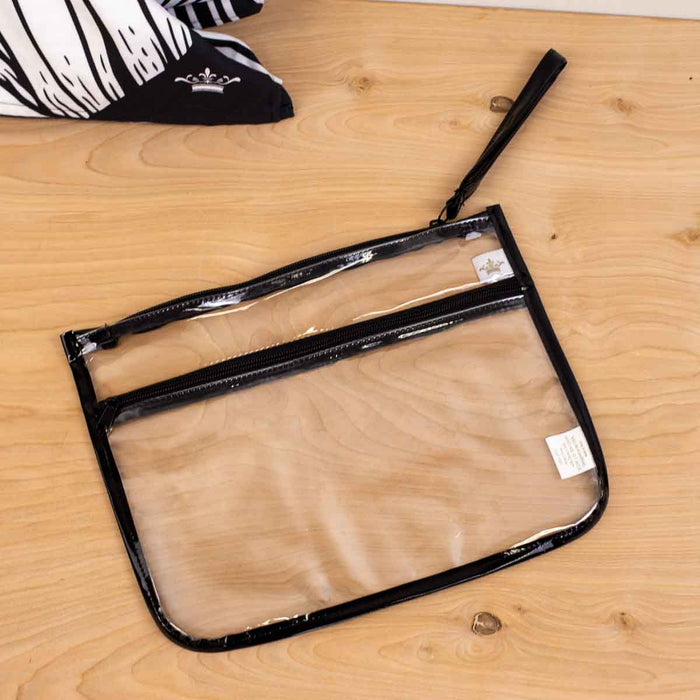 Palisade Pouch- Clear & Black