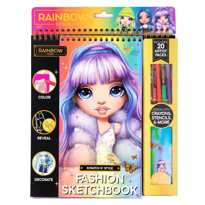 Rainbow High Scratch n’ Style Fashion Sketchbook
