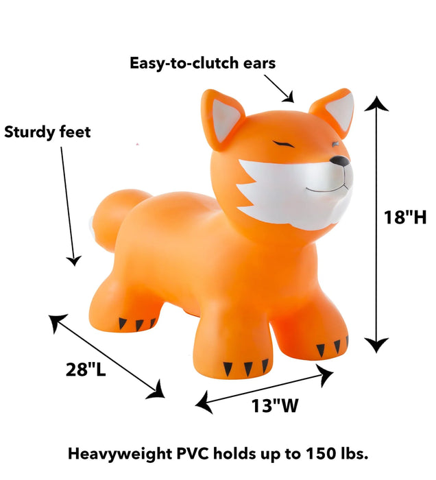 Bouncy Inflatable Animal Jump-Along- Fox
