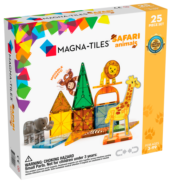 Magna-Tiles Safari Animals 25- Piece Set