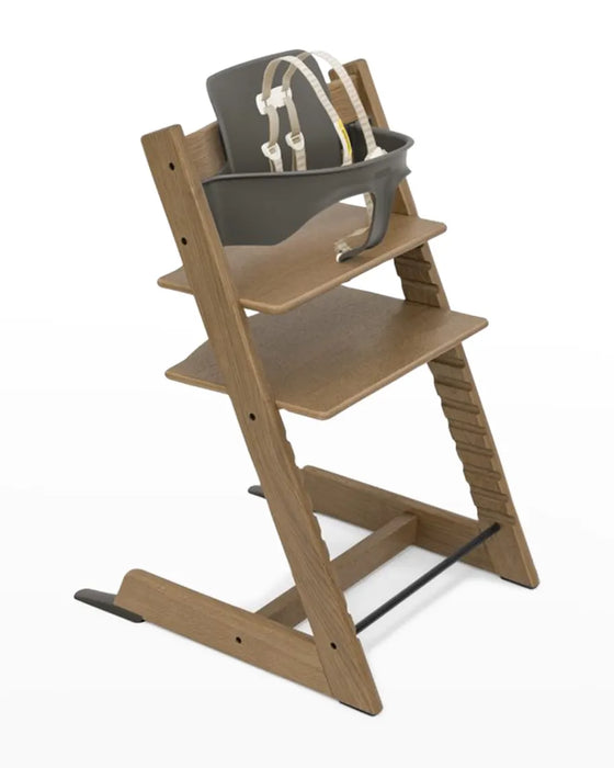 Stokke Tripp Trapp Highchair OAK (includes Chair & Matching Baby Set)