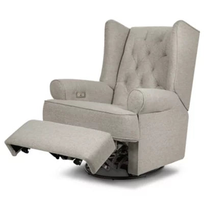 Namesake Harbour Electronic Recliner and Swivel Glider in Eco-Performance Fabric with USB port | Water Repellent & Stain Resistant