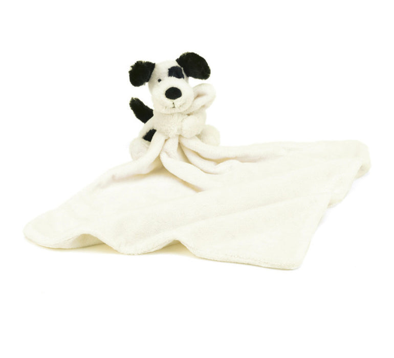 Jellycat Bashful Black & Cream Puppy Soother