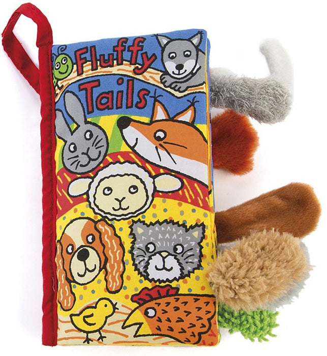 Jellycat Fluffy Tails Activity Crinkle Book