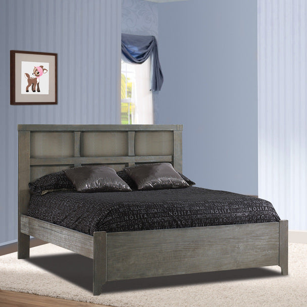 Natart Rustico Double Bed w/ Low Profile Footboard 54"- Owl