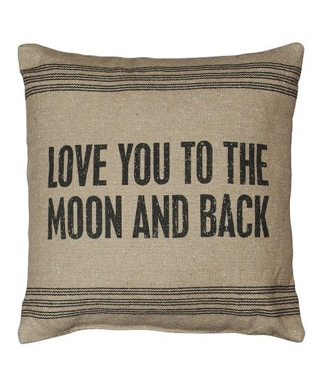 Love You To The Moon Pillow